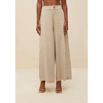 LINEN TAILORED TROUSERS BY MORENA ROSA